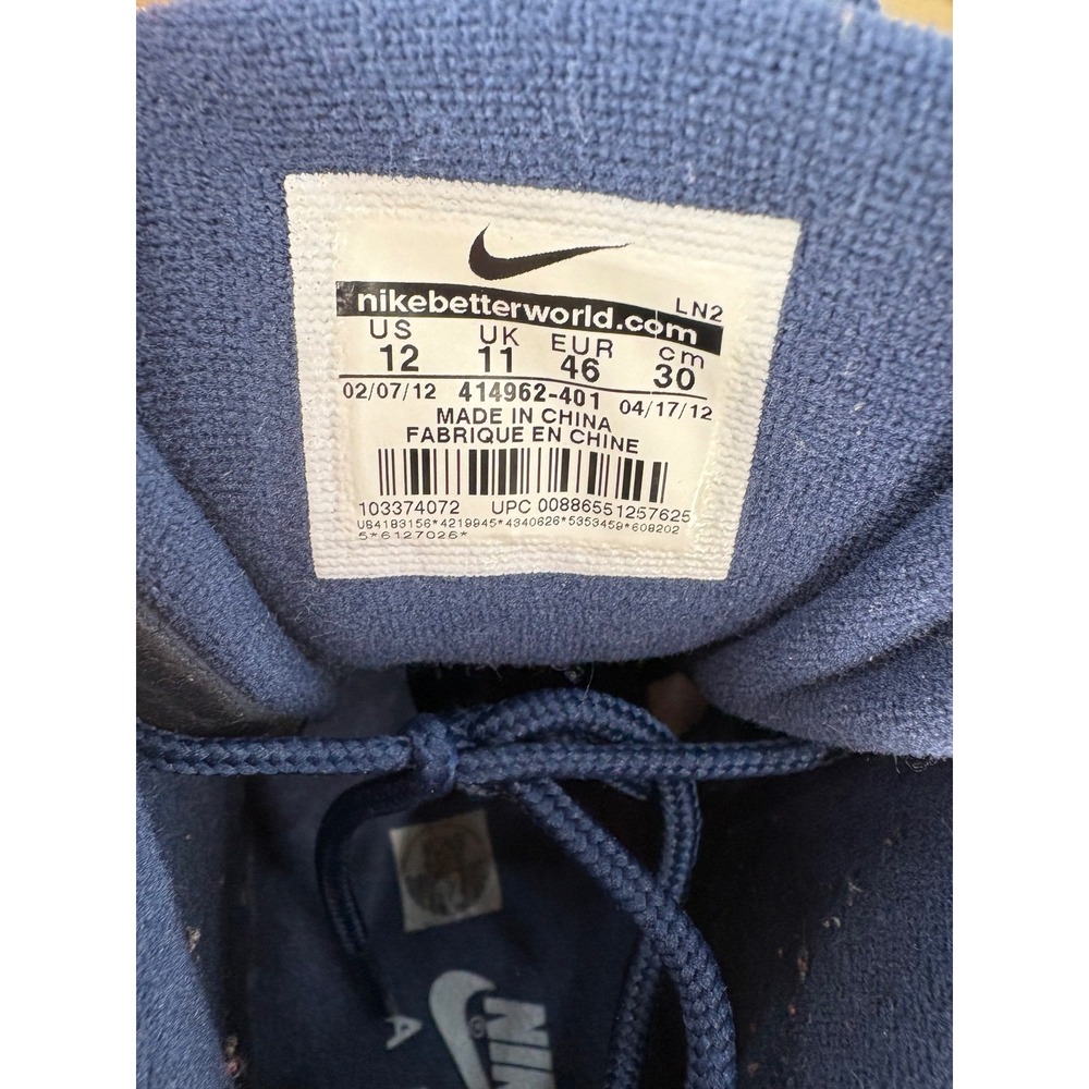 Nike Air More Uptempo Olympic Navy White Red 414962-401 Mens 12 Scottie Pippen - Picture 9 of 10